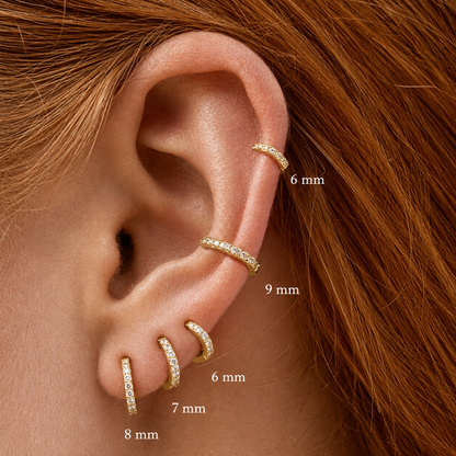Estelle Huggie Hoop Earrings