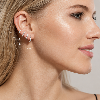 Estelle Huggie Hoop Earrings