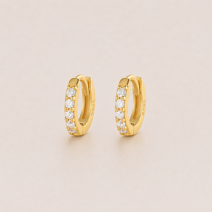 Estelle Huggie Hoop Earrings