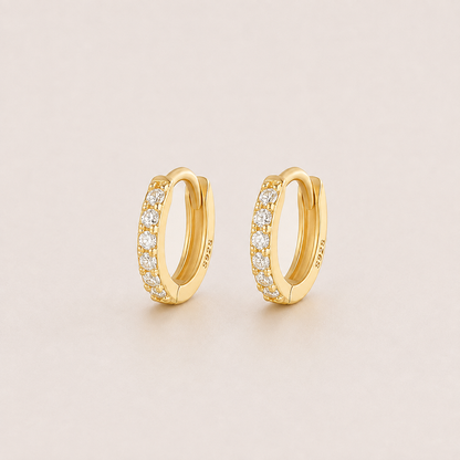 Estelle Huggie Hoop Earrings