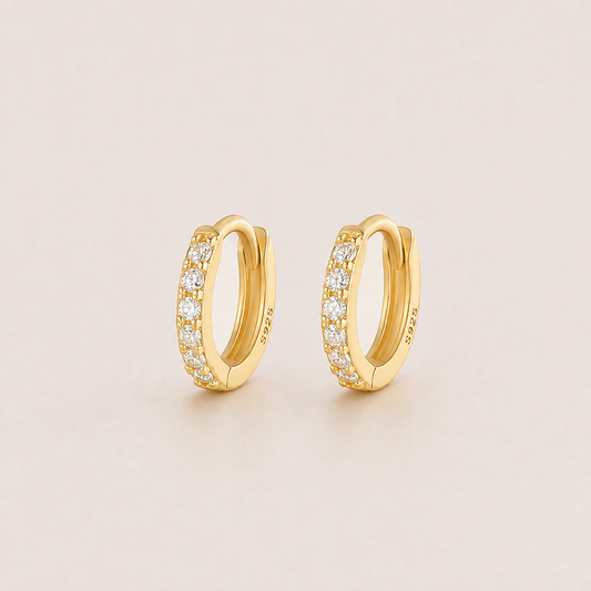 Estelle Huggie Hoop Earrings