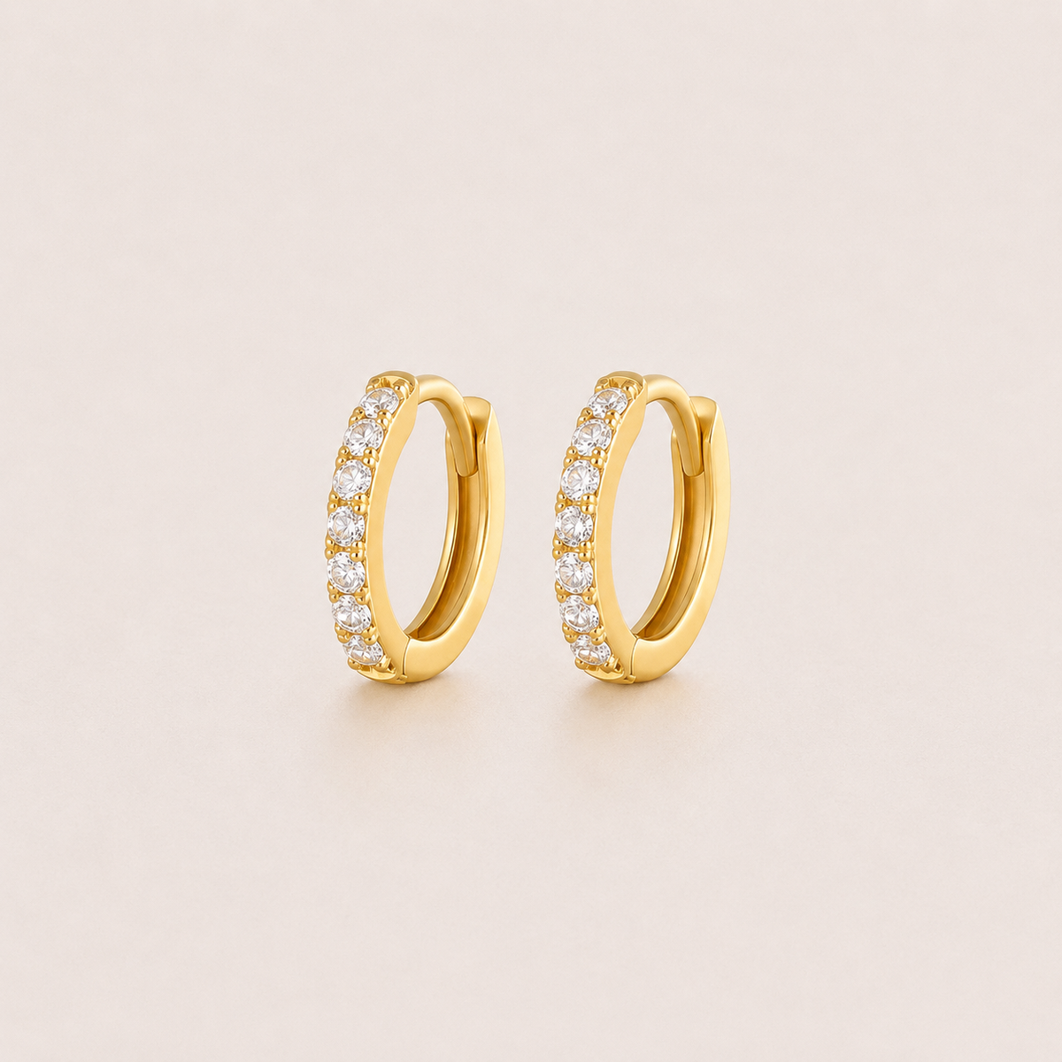 Estelle Huggie Hoop Earrings