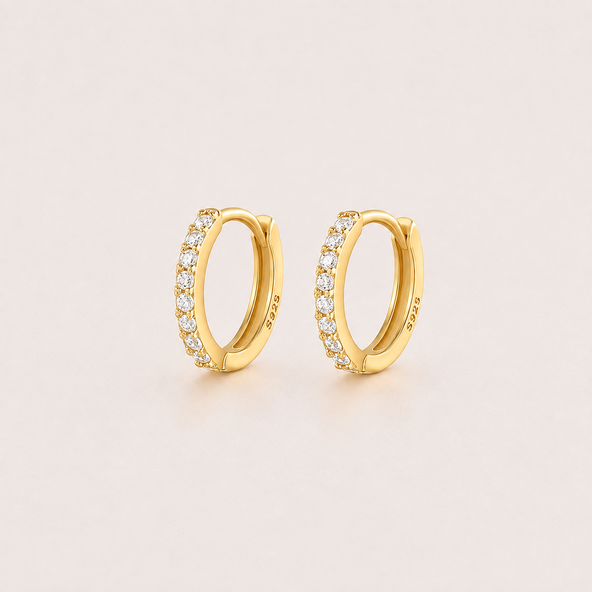 Estelle Huggie Hoop Earrings