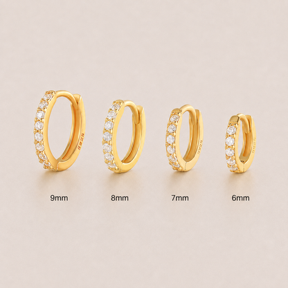 Estelle Huggie Hoop Earrings